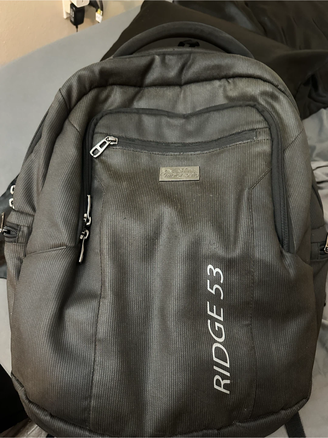 Ridge 53 Black Laptop Backpack Waterproof