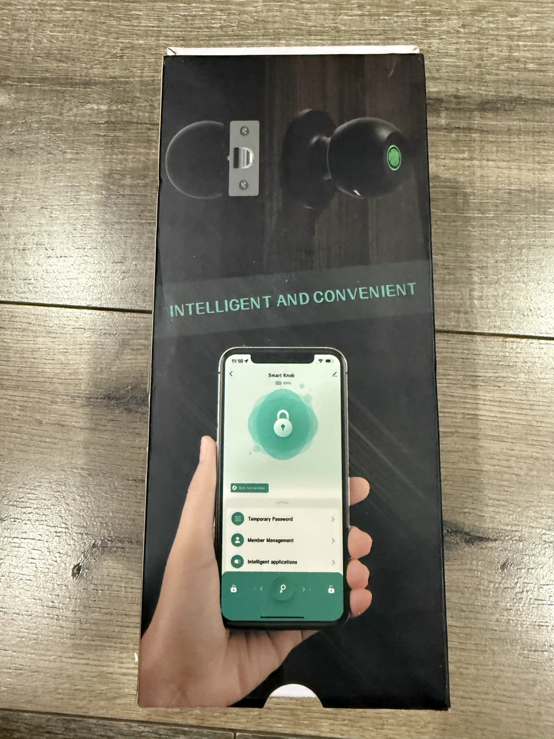 Indoor Smart Knob with Fingerprint and App Control - photo 2