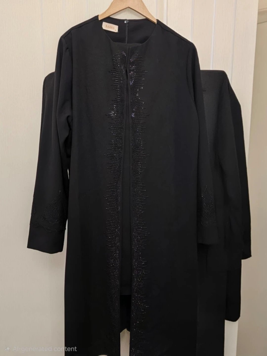 Black Embellished Long suit - photo 2