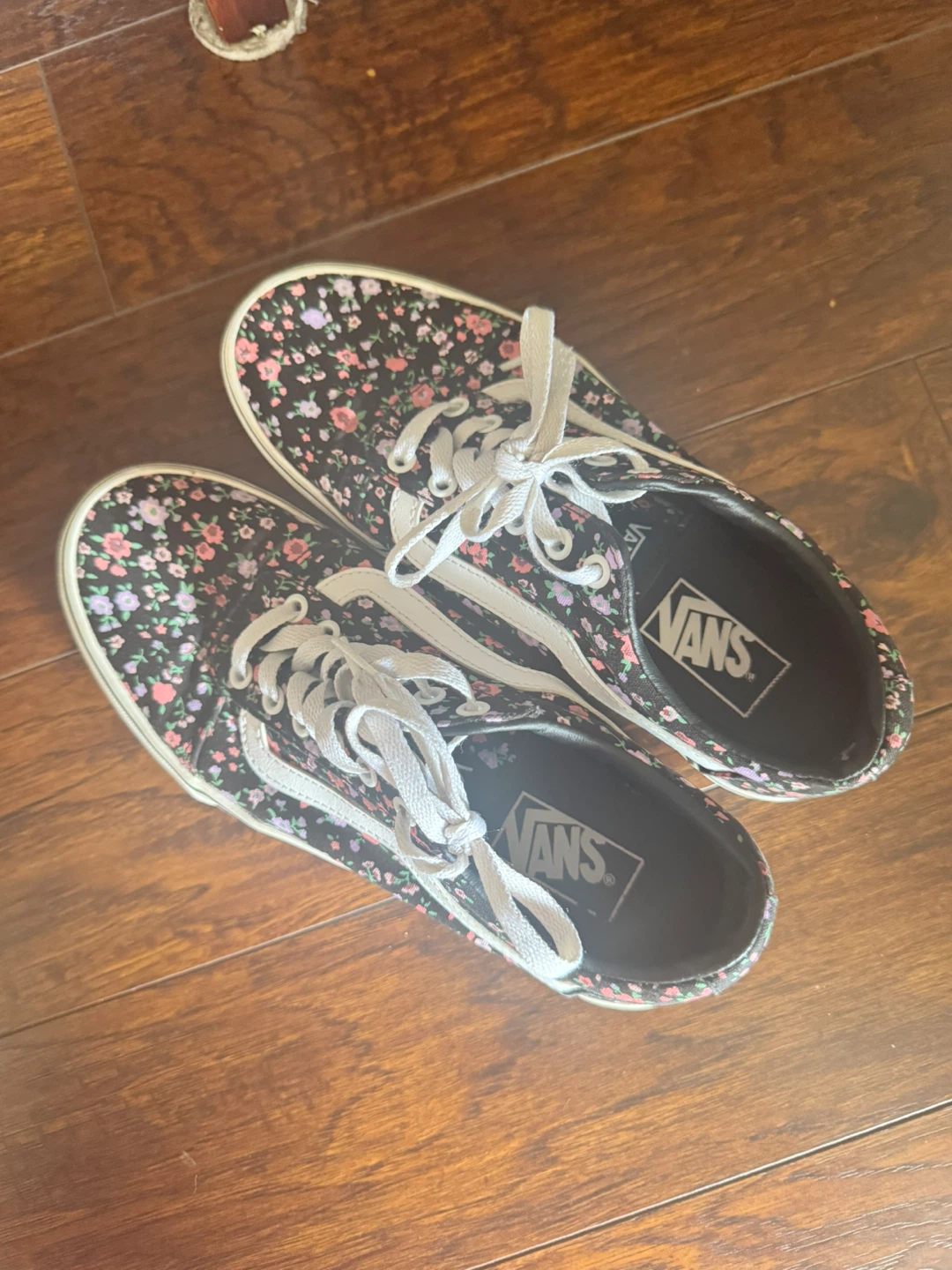 Vans Floral Sneakers Women's Size 9 - photo 3