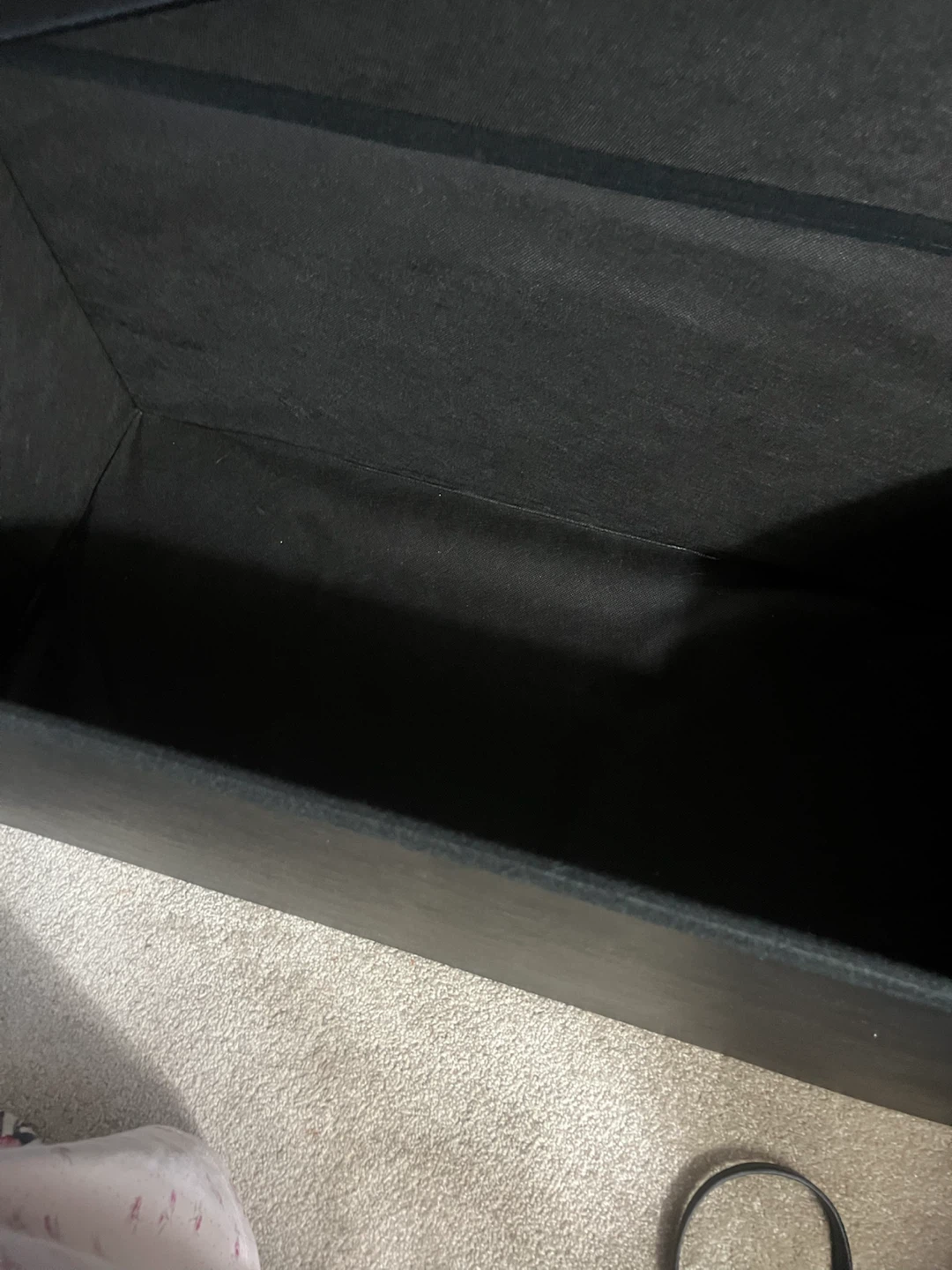 Black Storage Ottomans - photo 2