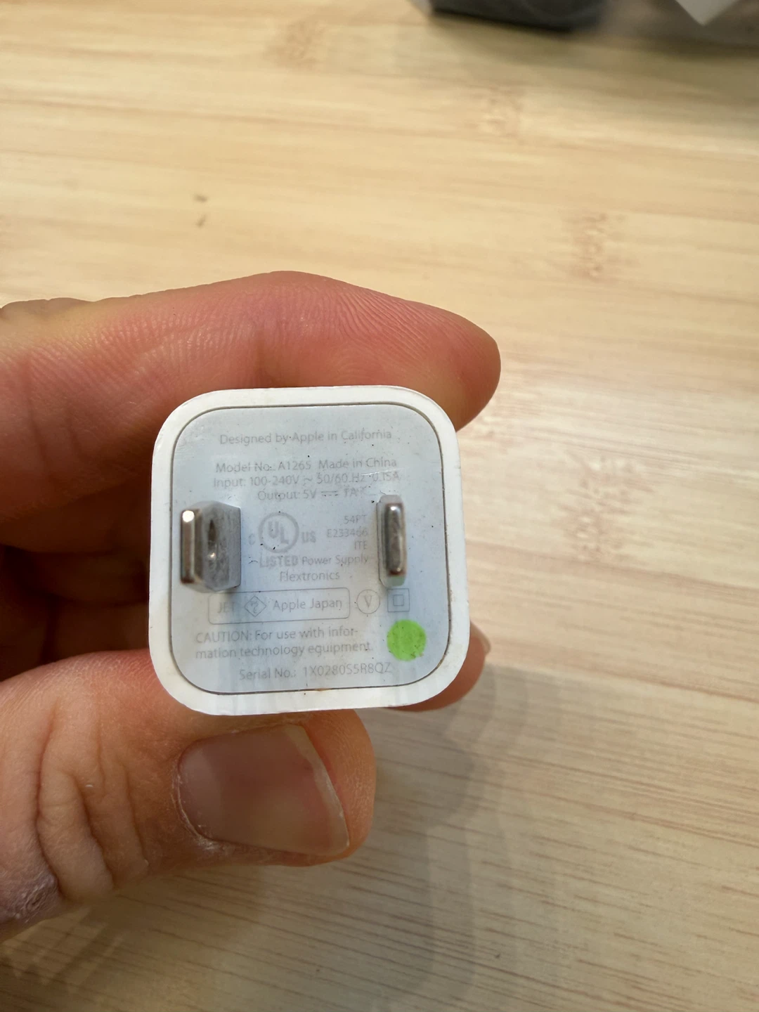 Apple USB Power Adapter A1265
