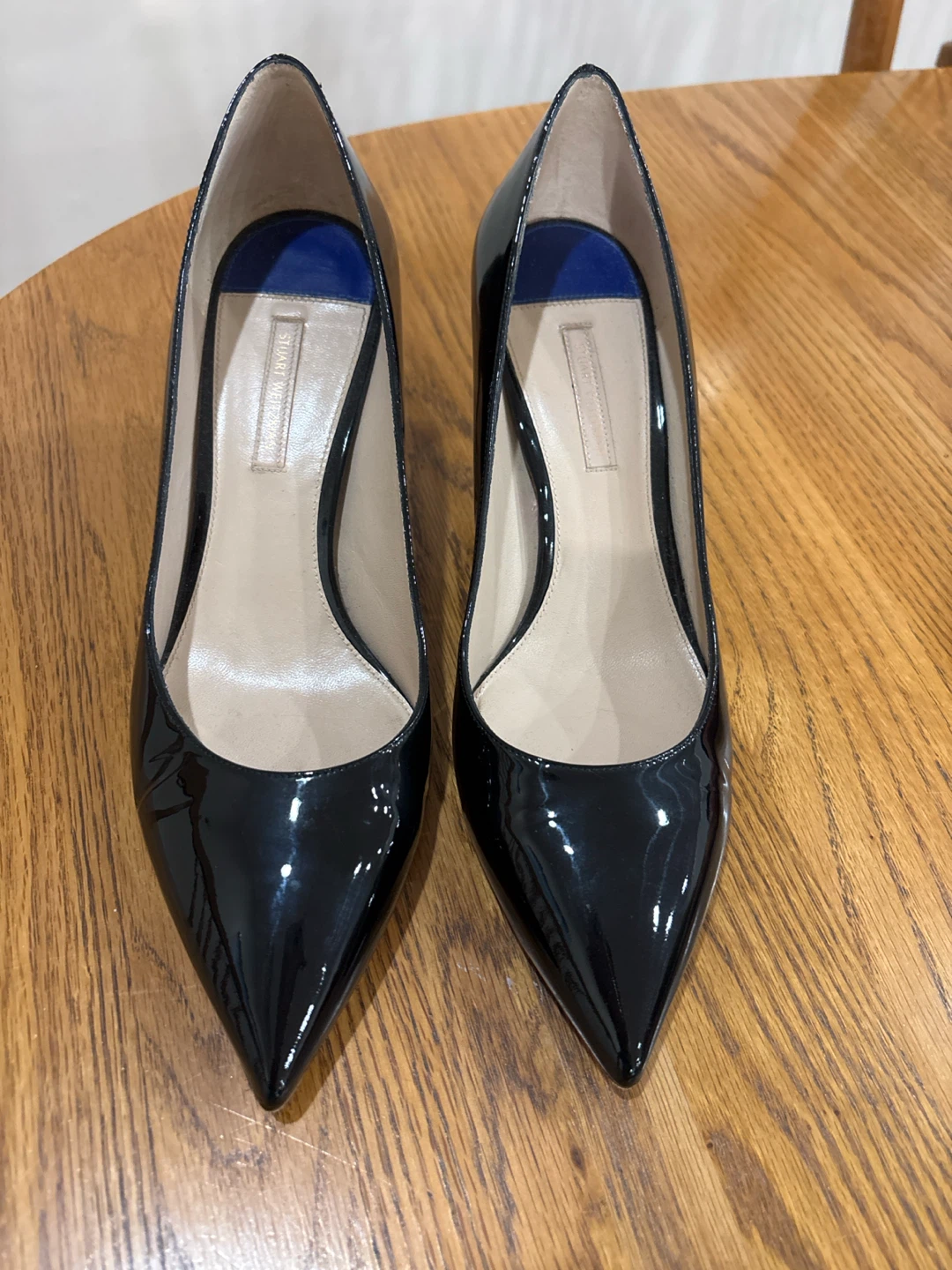 Stuart Weitzman Black Patent Heels