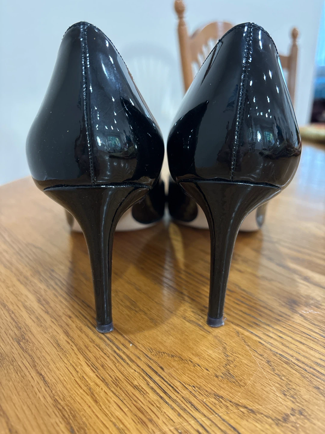 Stuart Weitzman Black Patent Heels - photo 2