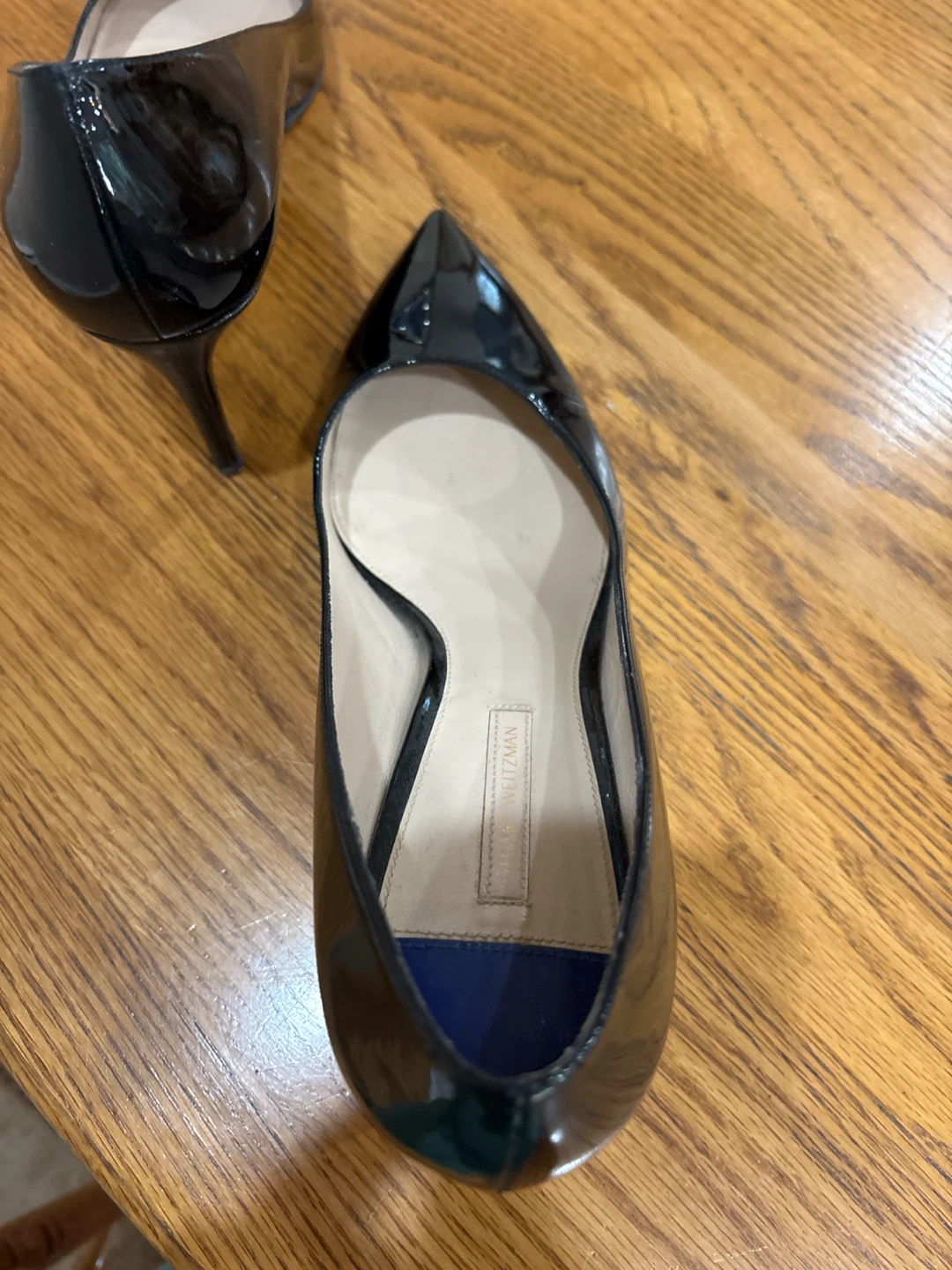Stuart Weitzman Black Patent Heels - photo 3