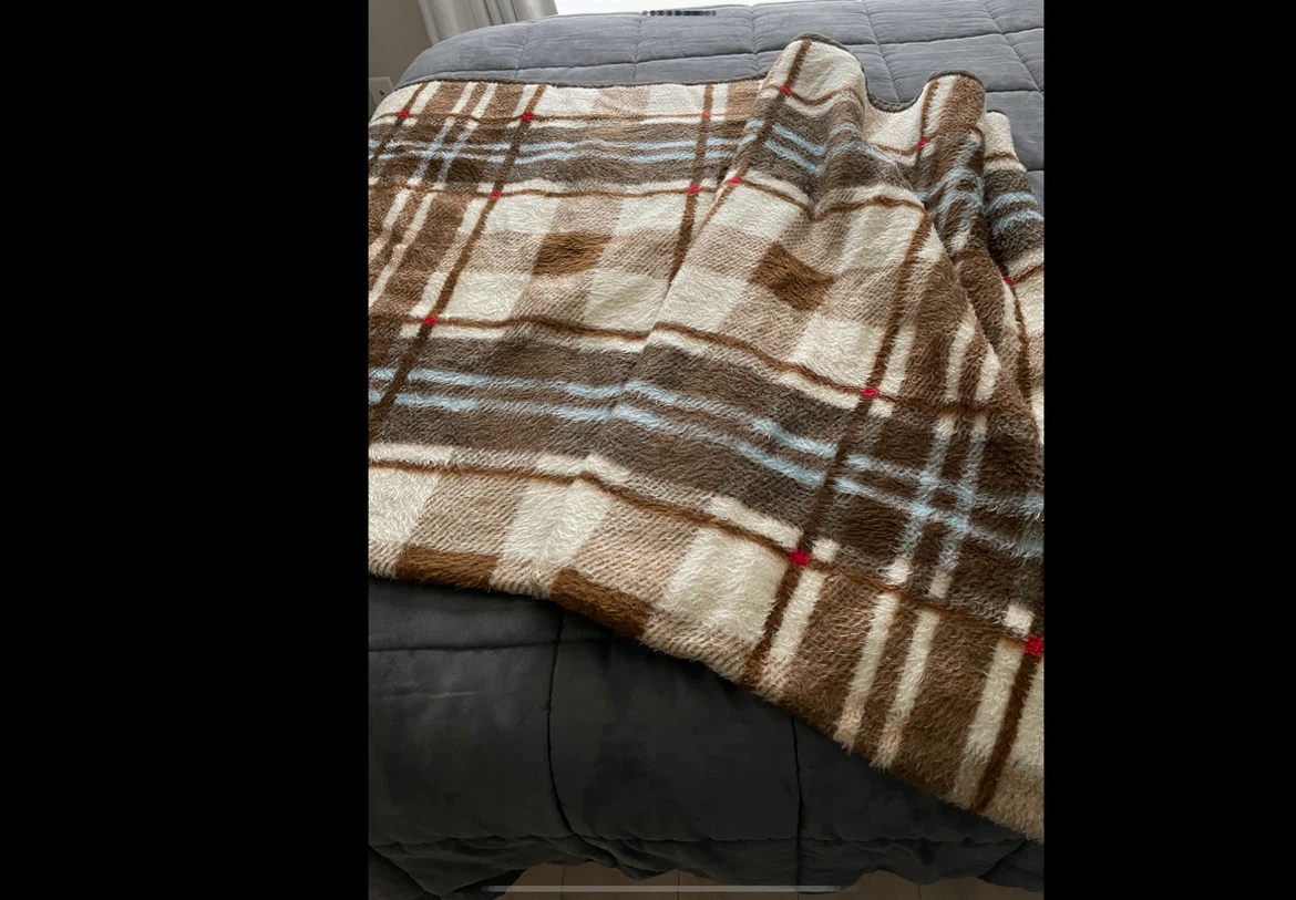 Biederlack Plaid Throw Blanket - photo 2