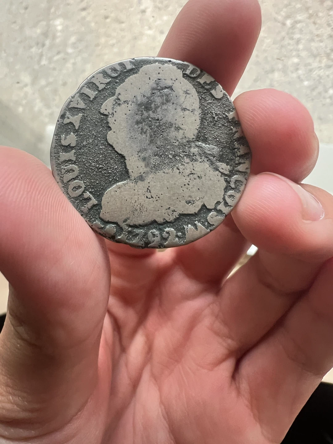 Louis XVI 1792 2 sols frances Coin