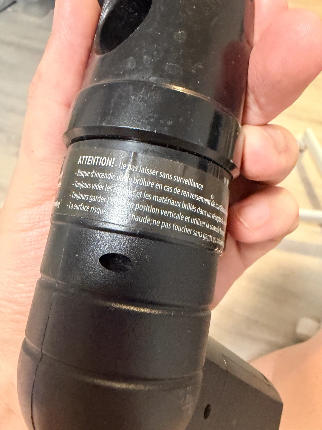 Black electric ash vacuum attachment - photo 4