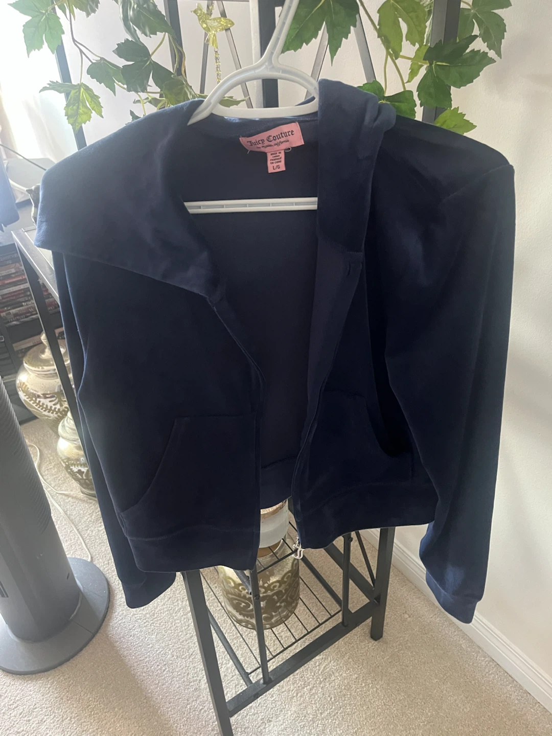 Juicy Couture Navy Velour Hoodie - photo 2