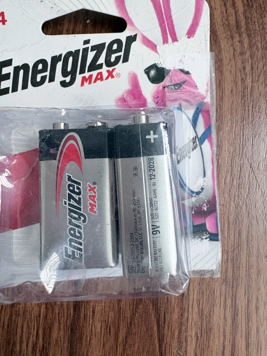 Energizer Max 9V Batteries