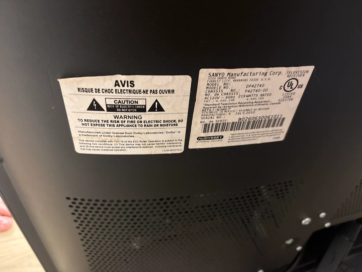 Sanyo Television - photo 4