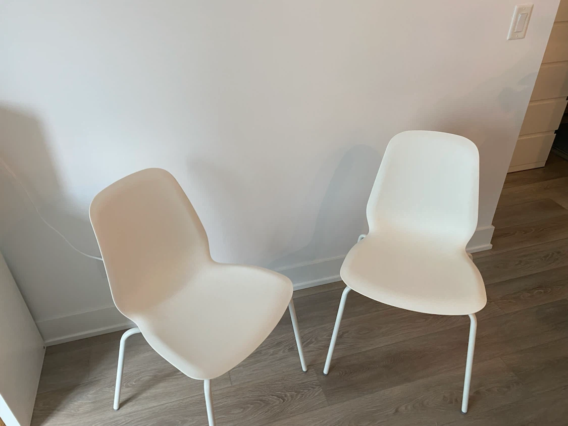 2 IKEA dining chairs