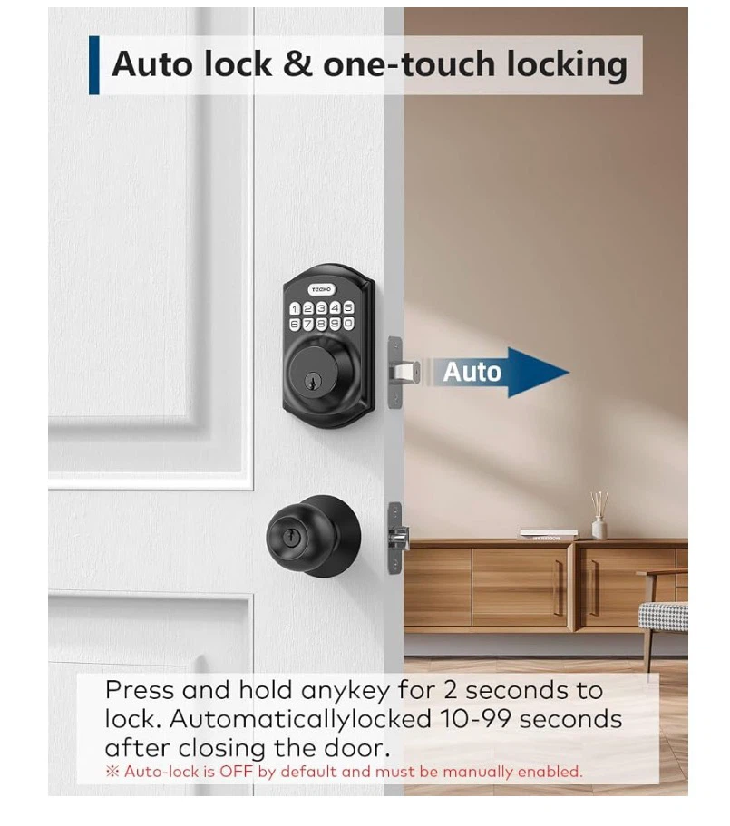 Techo TE001 Keypad Digital Deadbolt - photo 2