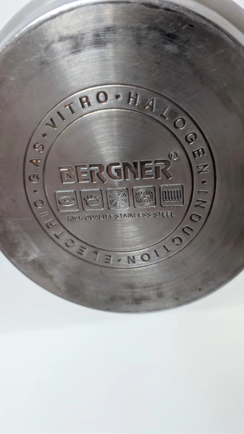 Bergner Stainless Steel Cooking Pot with Glass Lid - photo 4