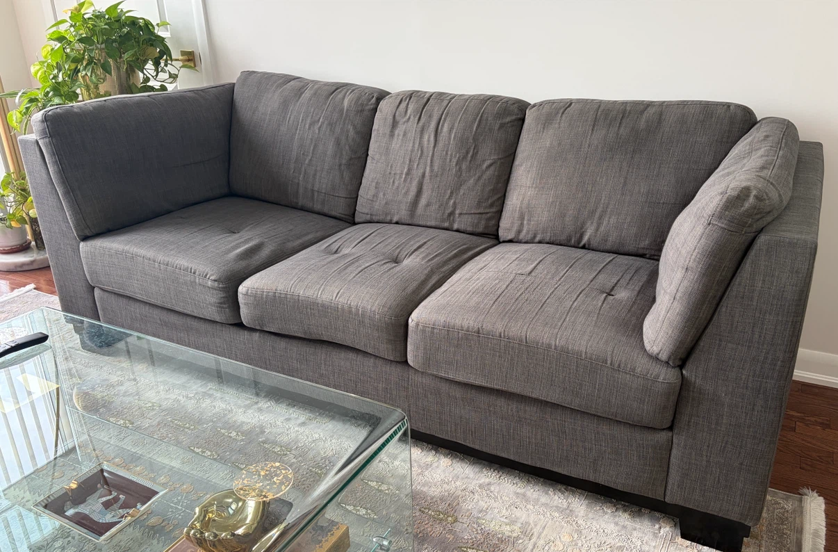 Oakdale Grey Fabric Sofa