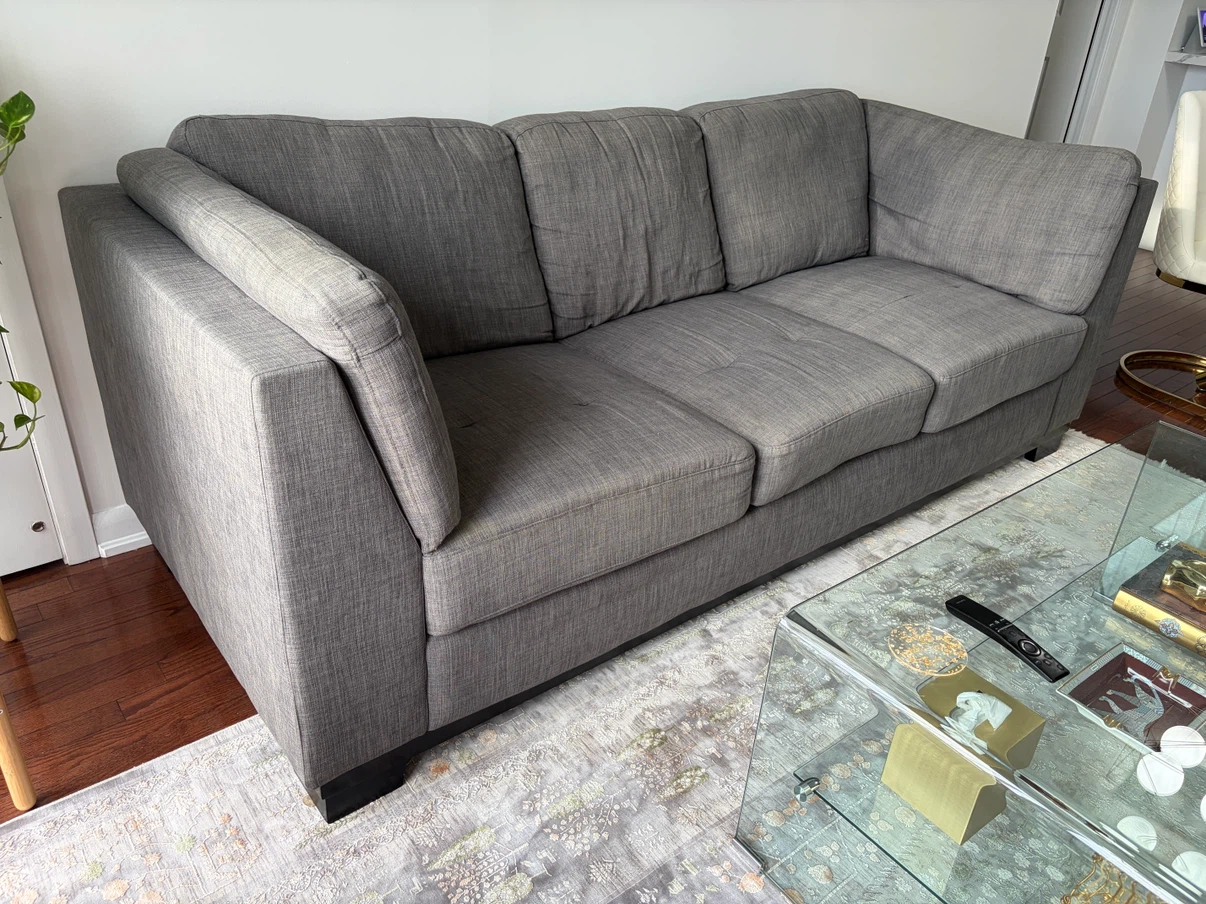 Oakdale Grey Fabric Sofa - photo 2