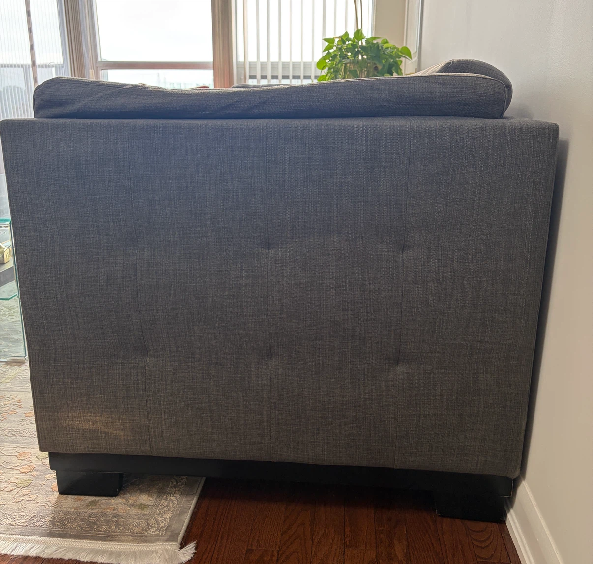 Oakdale Grey Fabric Sofa - photo 3