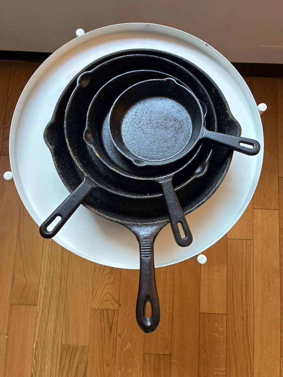 Set of 4 Cast Iron pans