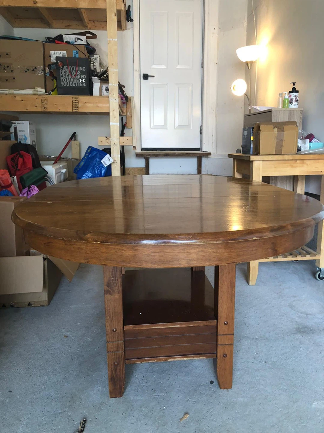 Round Wooden Dining Table - photo 2