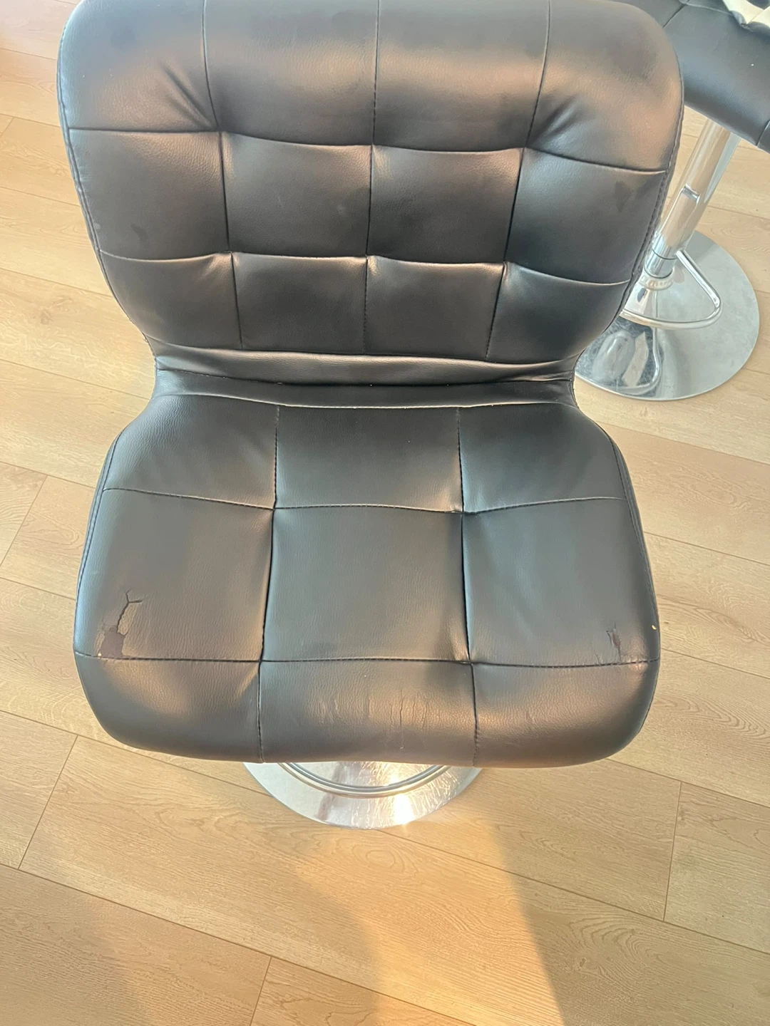 Free Two Black Adjustable Bar Stools - photo 2