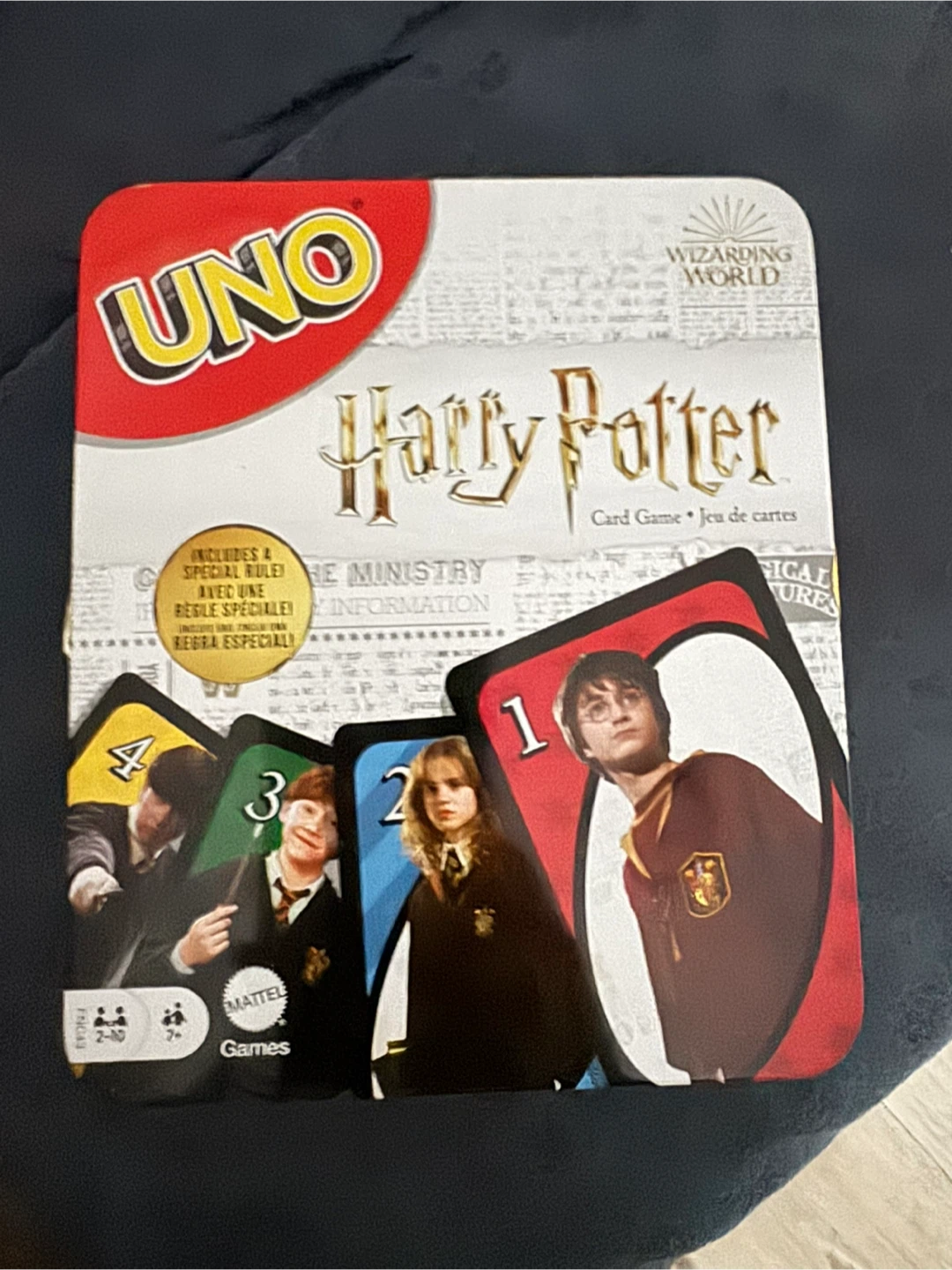 UNO Harry Potter Card Game in Tin