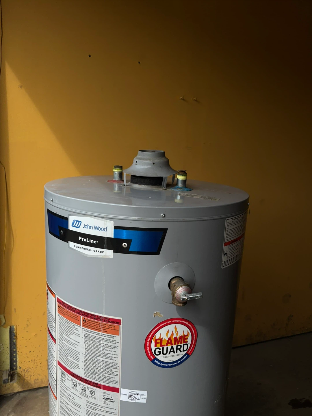 John Wood ProLine Commercial Grade Gas Water Heater – 40/50 Gal - photo 3