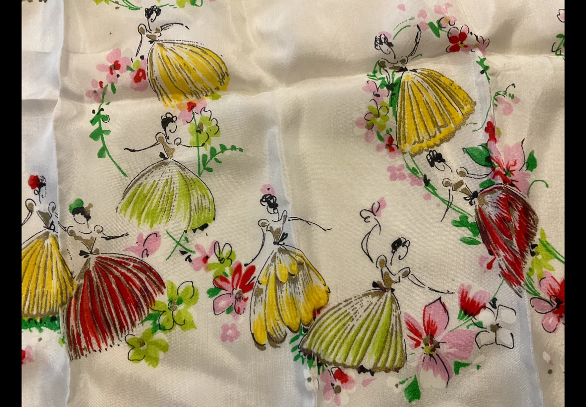 Vintage Hand Rolled Scarf - photo 2