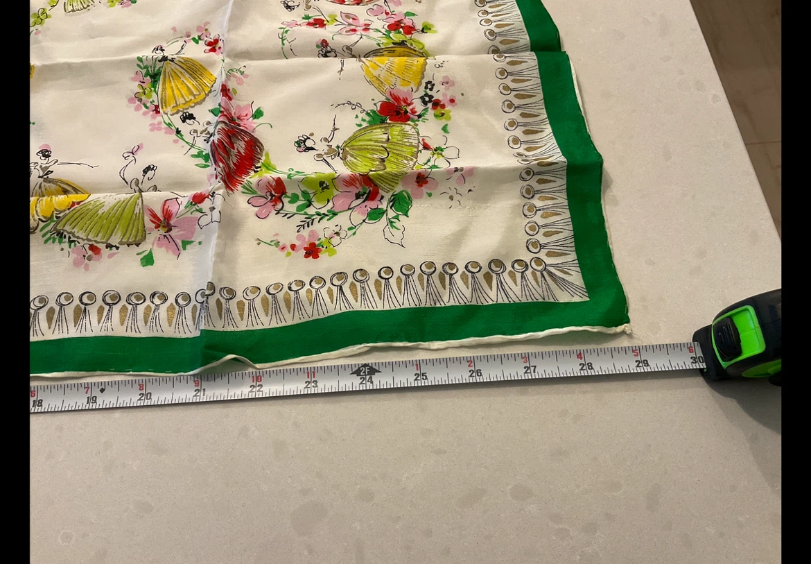 Vintage Hand Rolled Scarf - photo 3