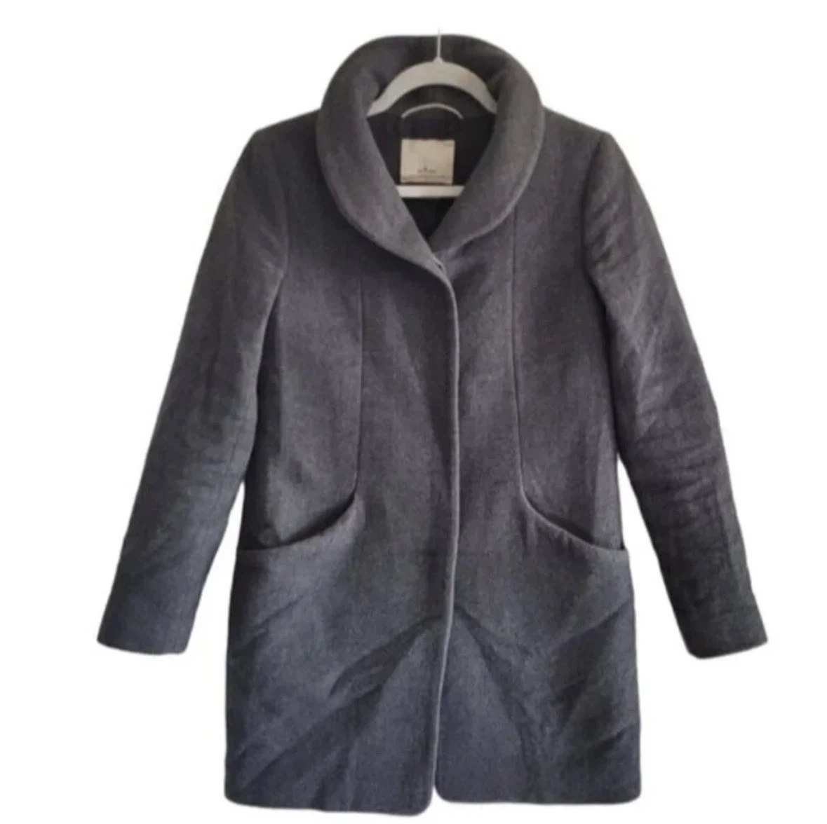 Wilfred Wool and Cashmere Coat - Grey
