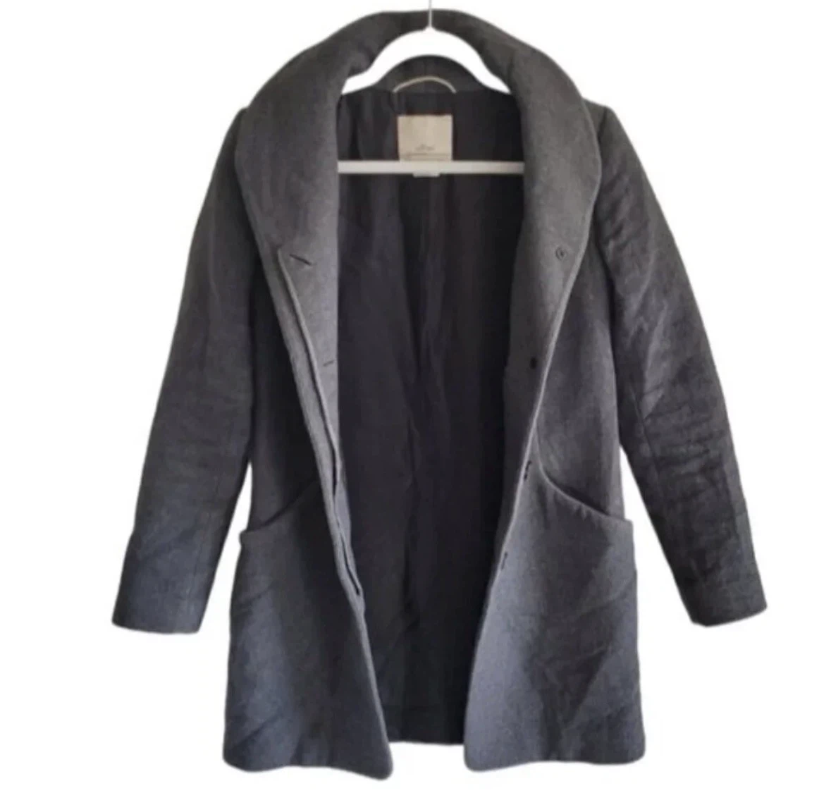 Wilfred Wool and Cashmere Coat - Grey - photo 3