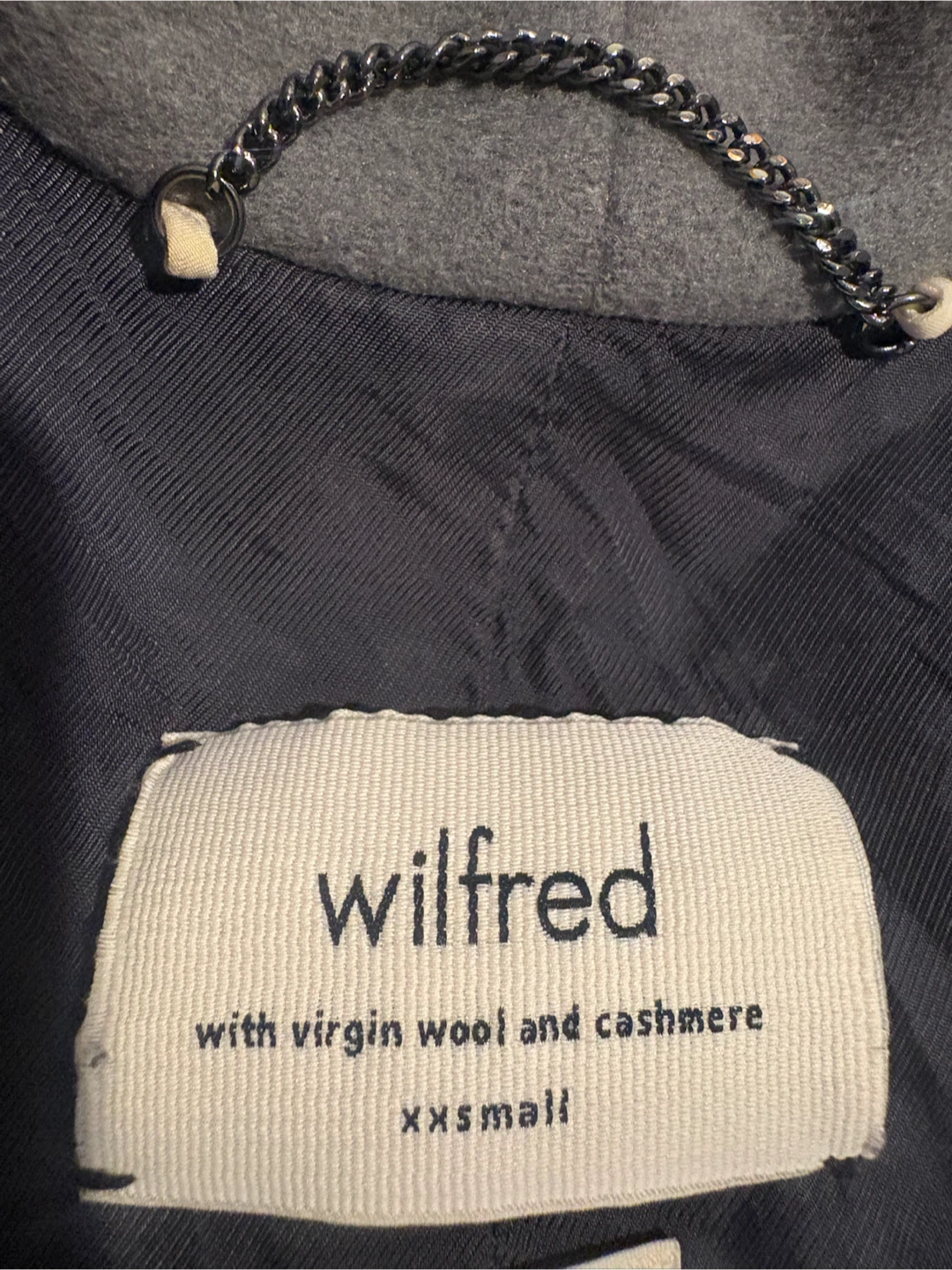 Wilfred Wool and Cashmere Coat - Grey - photo 4
