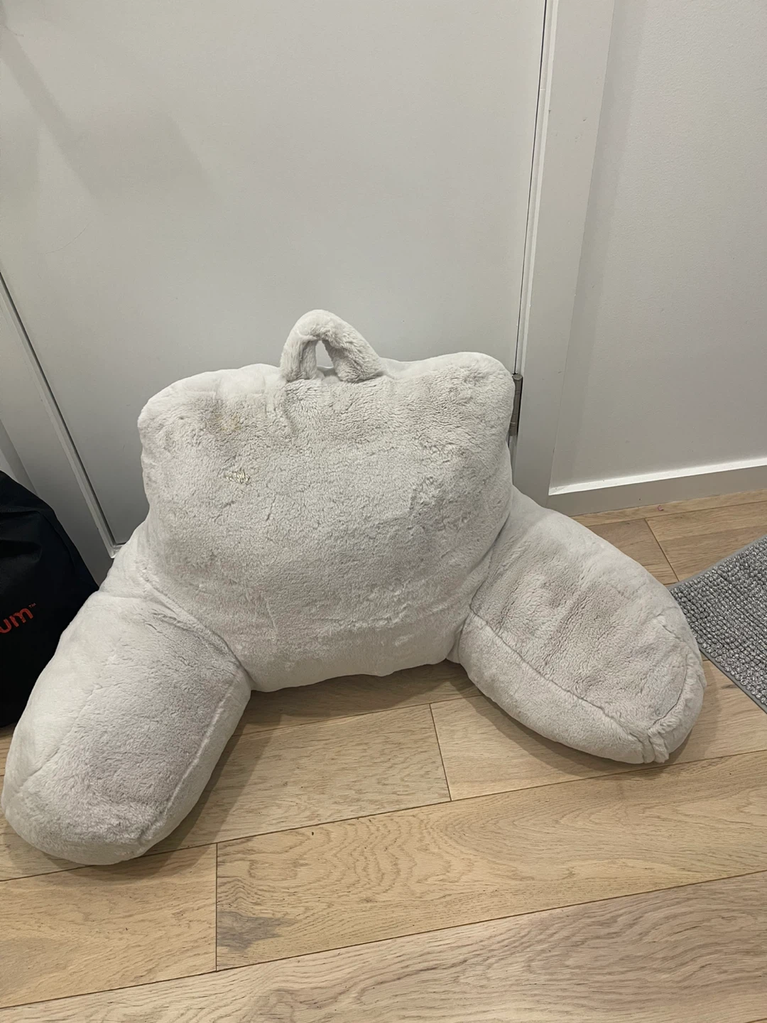 Faux Fur Bed Rest Pillow