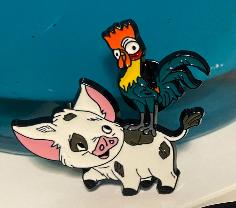 Disney Moana Pua and Hei Hei Enamel Pin - photo 2