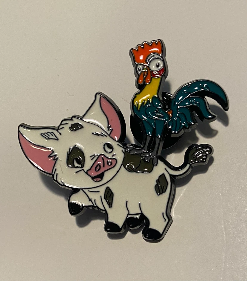 Disney Moana Pua and Hei Hei Enamel Pin - photo 3