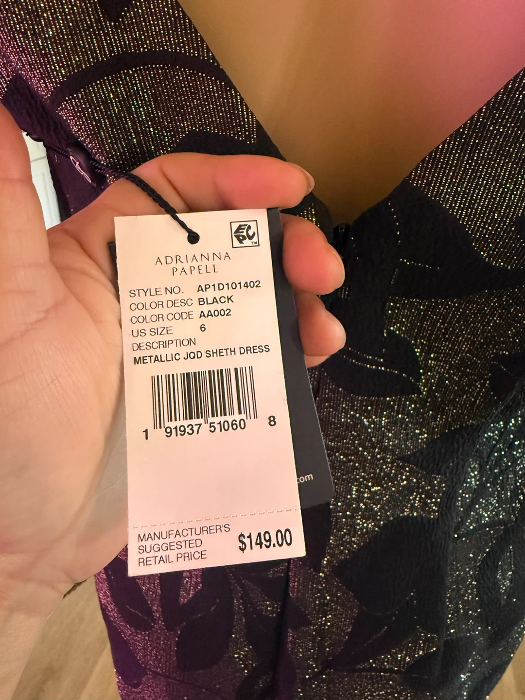 Metallic JQD Sheth Dress - photo 3