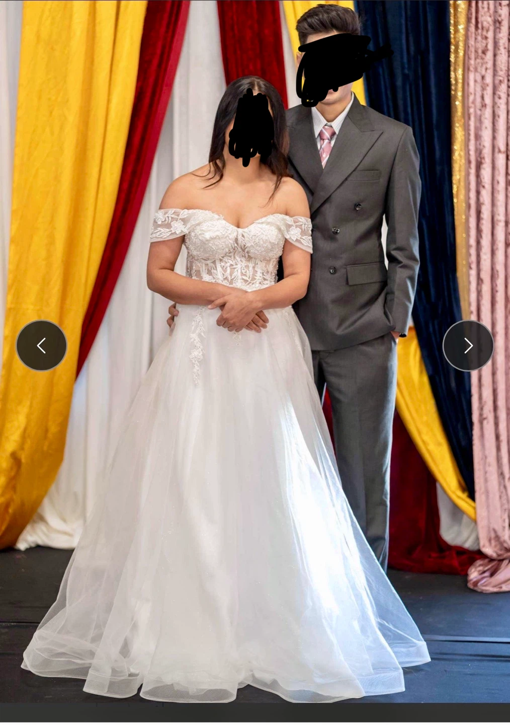 Camellia Magnolia White Wedding Dress - Ivory, Size 4 - photo 4