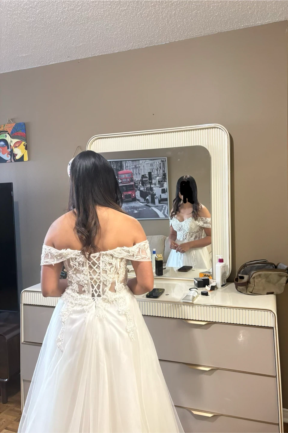Camellia Magnolia White Wedding Dress - Ivory, Size 4 - photo 5