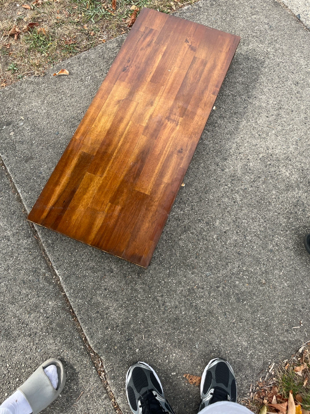 Solid Wood Butcher Block Shelf Board