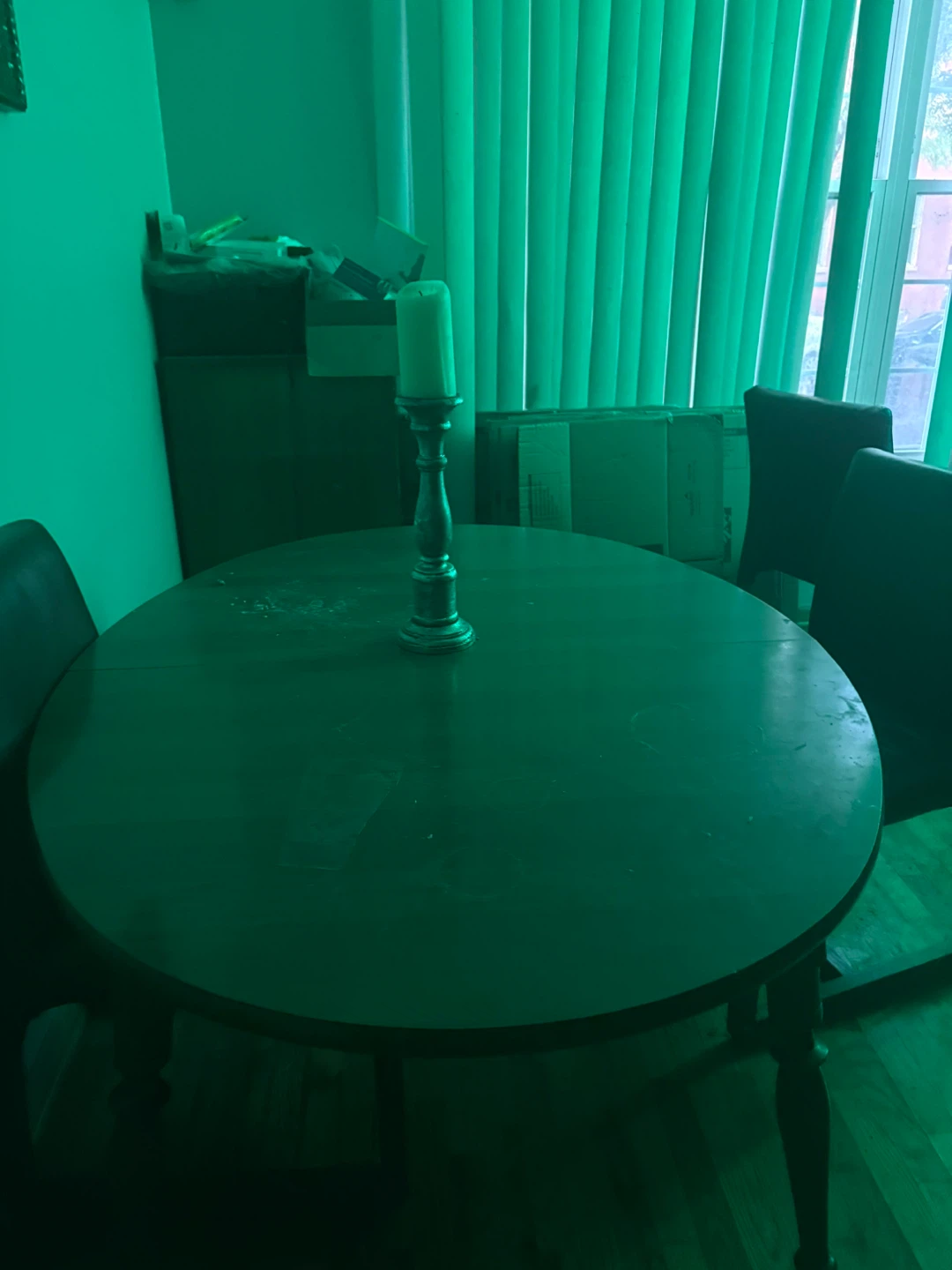 Round Wooden Dining Table