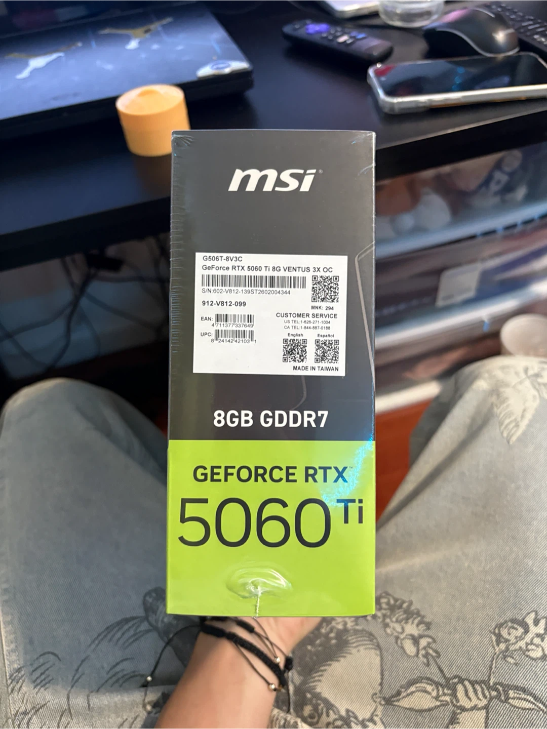 MSI GeForce RTX 5060 Ti Ventus 3X Graphics Card
