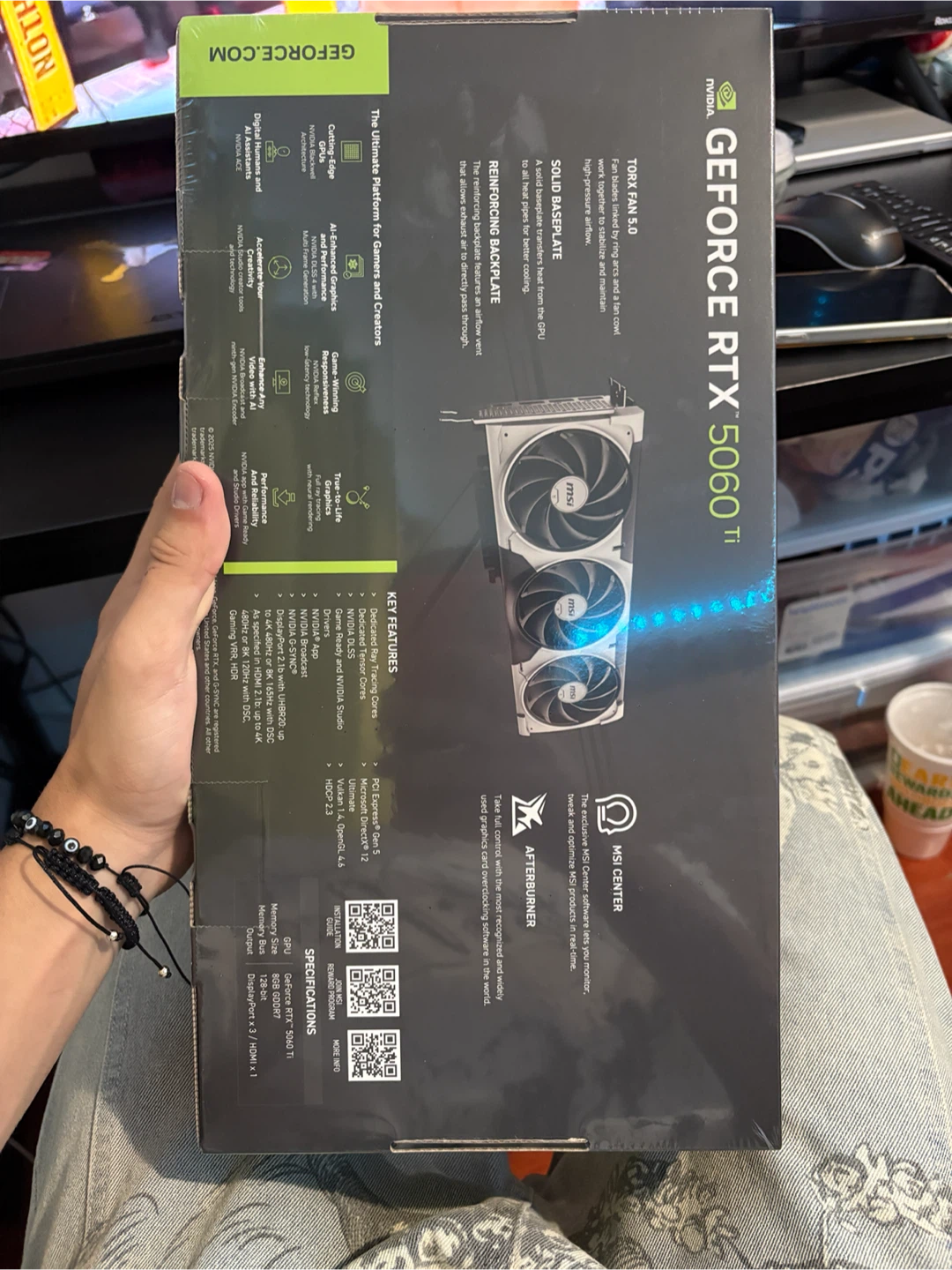 MSI GeForce RTX 5060 Ti Ventus 3X Graphics Card - photo 5
