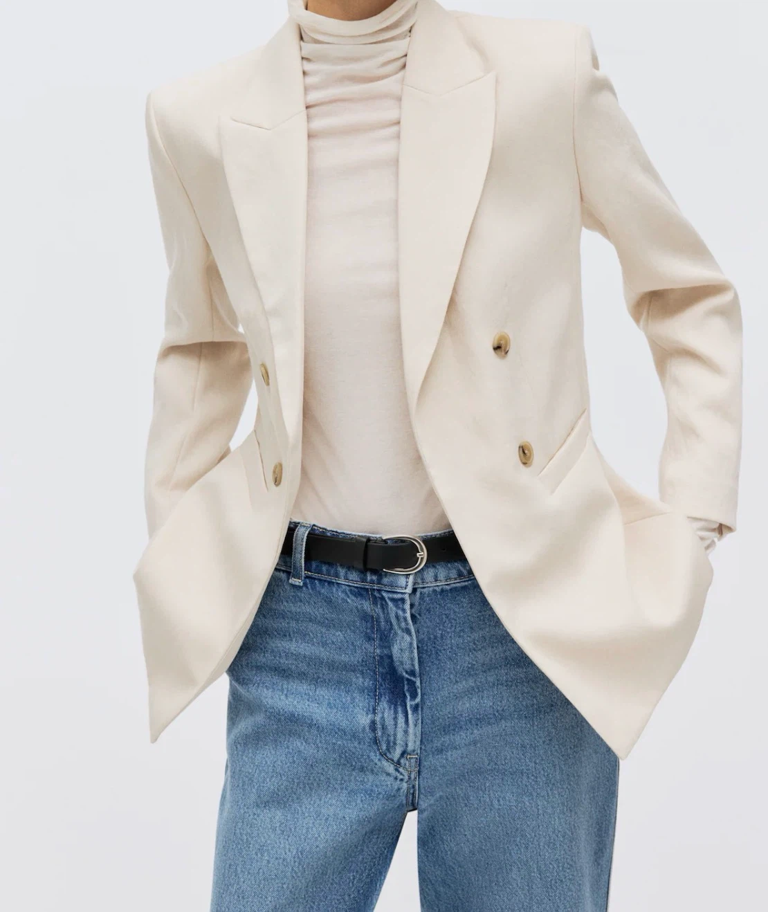 H&M Cream Blazer - Medium