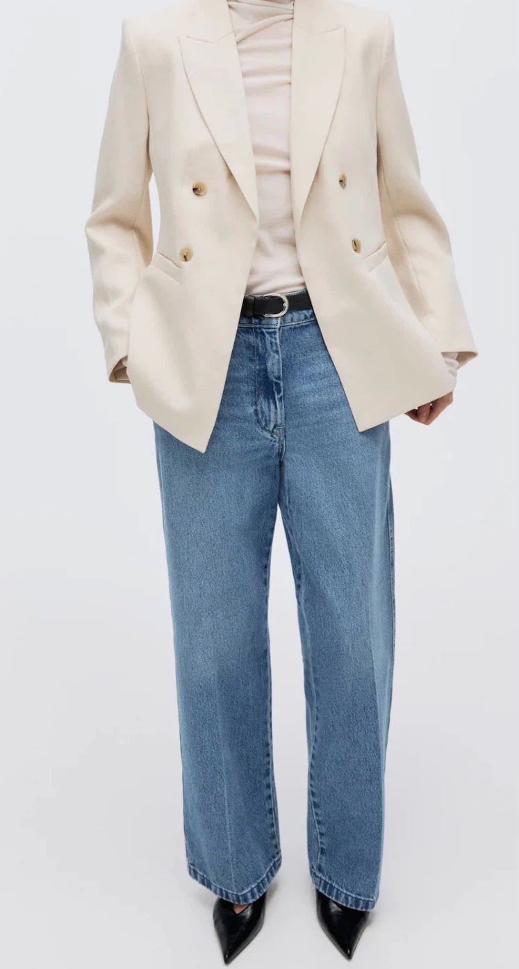 H&M Cream Blazer - Medium - photo 2