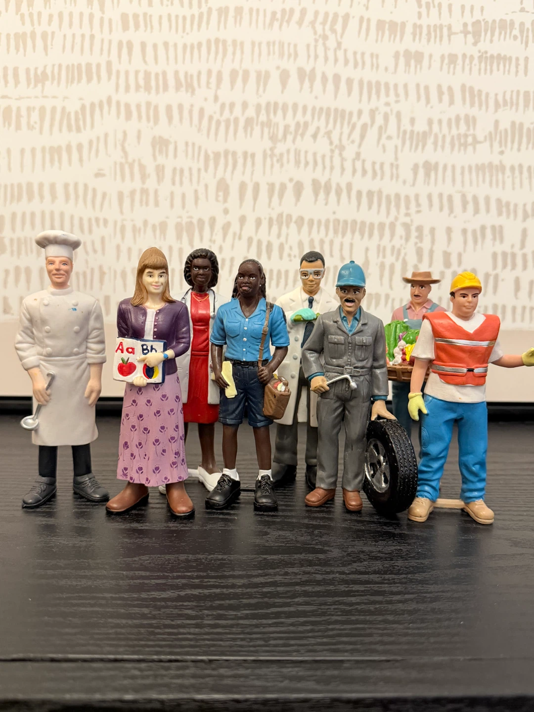 Set of 8 Professional Community Helper Figures