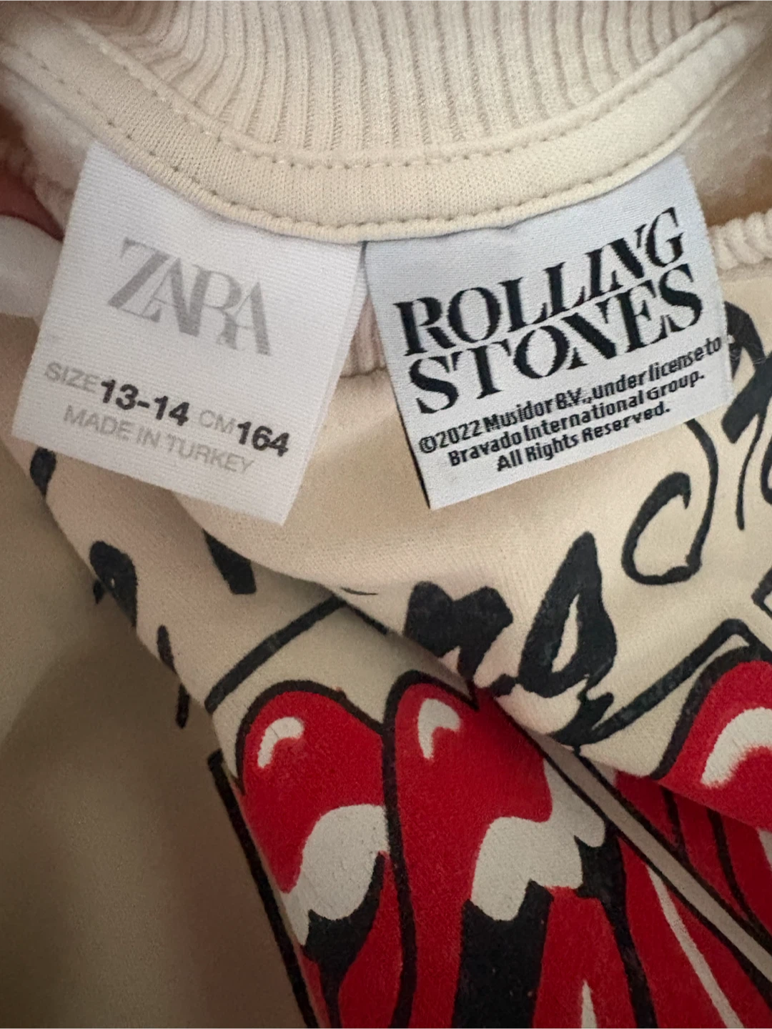 Zara The Rolling Stones Sweatshirt - Girls 13-14 - photo 5