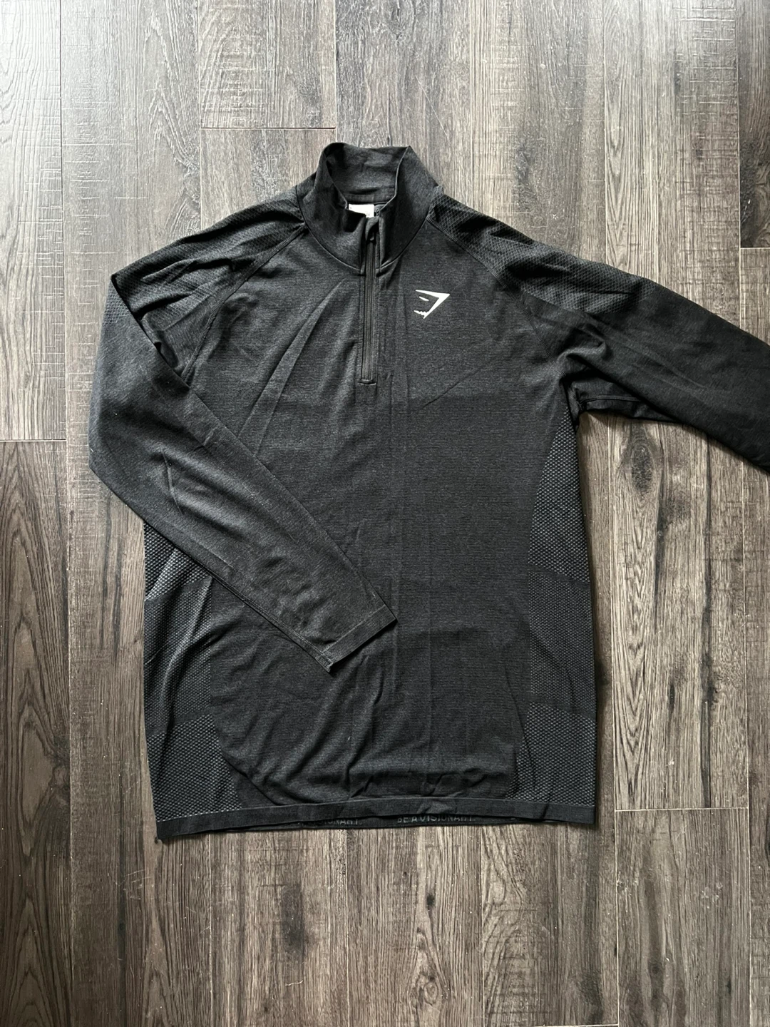 Gymshark Men's Grey Half-Zip Pullover