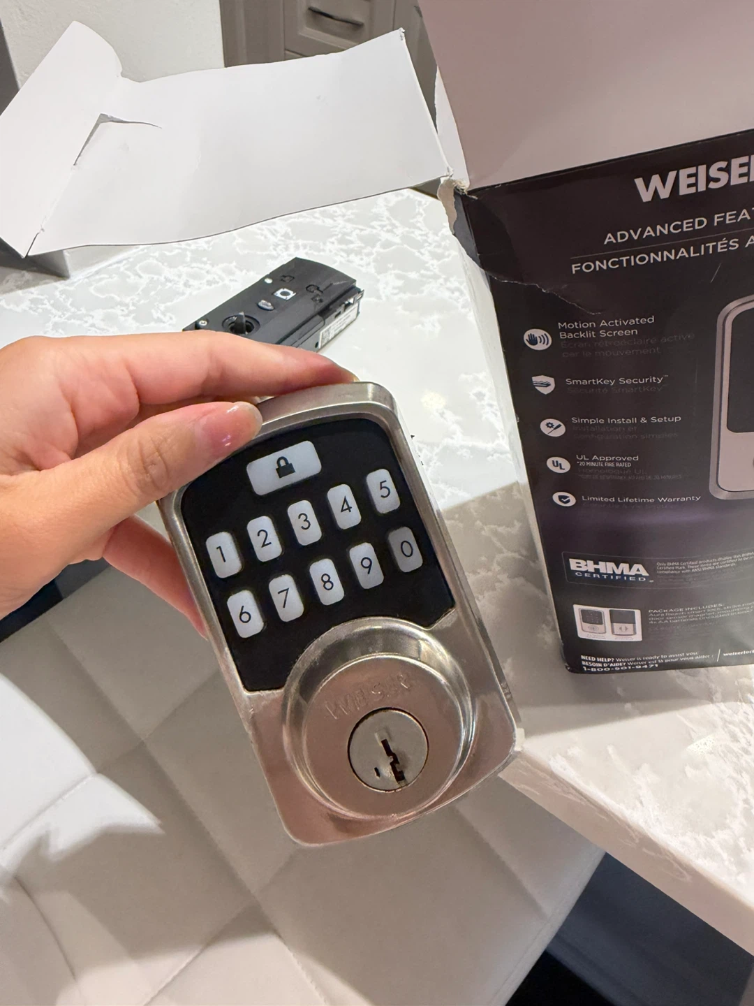Weiser Aura reach keyless smart lock - photo 4