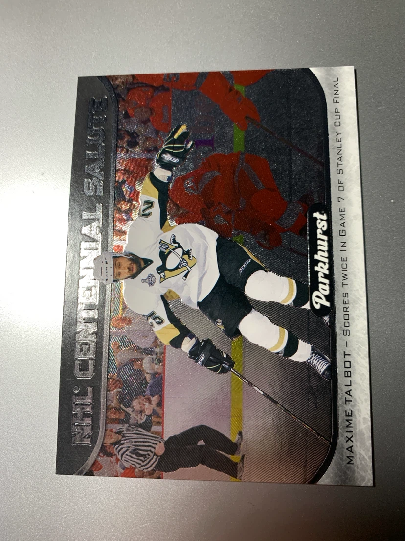 2016-17 Parkhurst NHL Centennial Salute Maxime Talbot Card