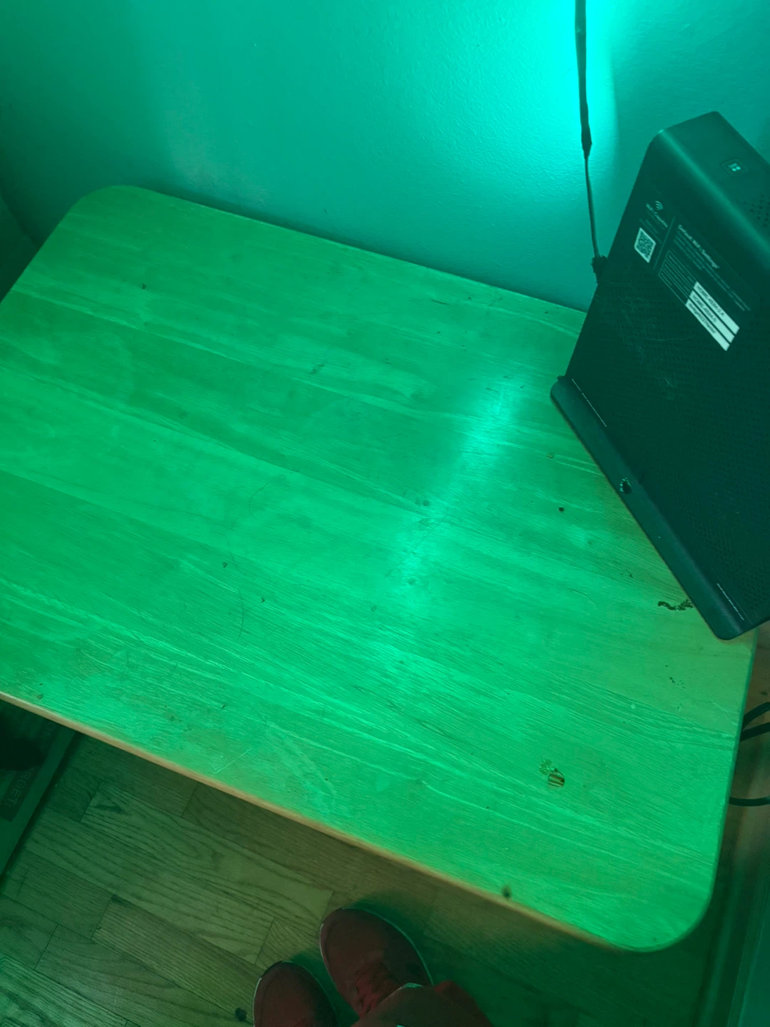 Small wooden side table