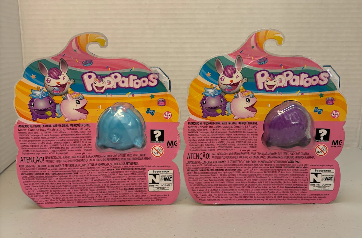 2 New Mattel Pooparoos Figures - photo 5